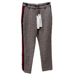 Isabelle Blanche Dress Pants Black and Red Size XS